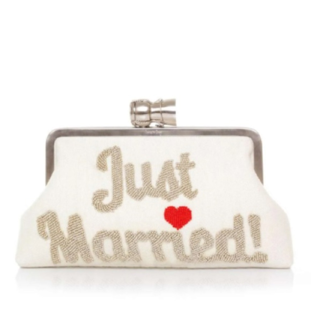 Sarah’s “JUST MARRIED” Clutch